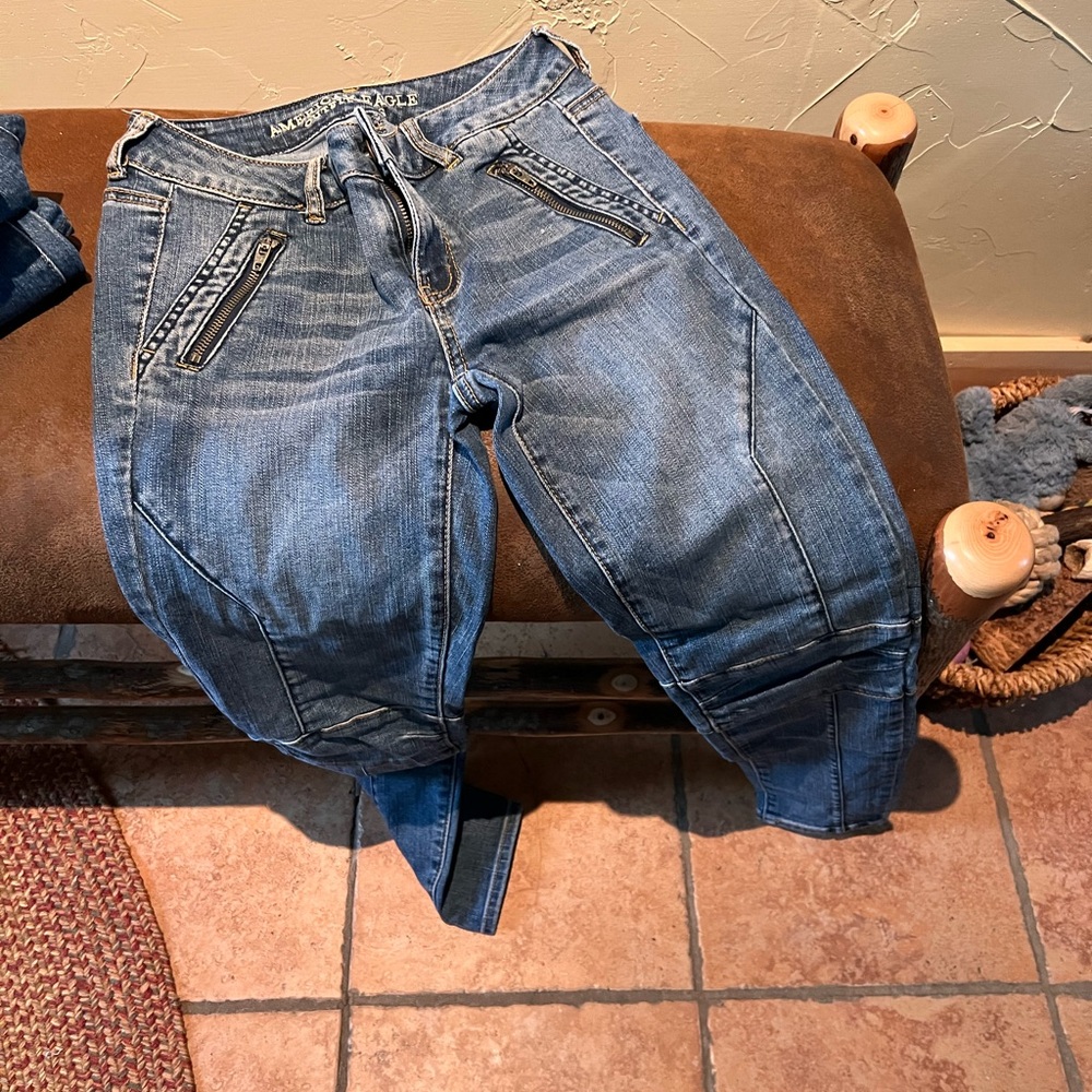 American Eagle Outfitters Blue Skinny Jeans